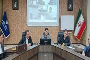 جلسه دکتر آذرنوش با روسای ستادی و ادارات  دامپزشکی شهرستان های استان یزد