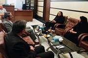دیدار مسئولین شبکه بهداشت و شبکه دامپزشکی با رئیس دادگستری و دادستان شهرستان بافق
