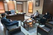 دیدار مدیرکل دامپزشکی استان یزد با فرماندار شهرستان بافق