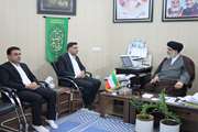 دیدار مدیرکل دامپزشکی یزد با امام جمعه بافق 