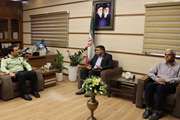 دیدار مدیرکل دامپزشکی استان با فرماندهی انتظامی استان با محوریت تعامل در حوزه امنیت غذایی و قرنطینه ای دام