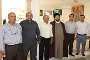 دیدار جمعی از همکاران دامپزشکی با آزاده سرافراز سید علی‌اصغر حسینی در شهرستان مهریز
