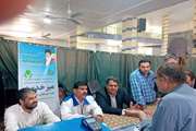 حضور میز خدمت دامپزشکی در زارچ به مناسبت هفته دولت