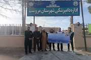 رزمایش جهادی دامپزشکی مروست همزمان با برنامه های دهه فجر برگزار شد 