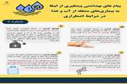 پیام های بهداشتی  جهت جلوگیری از ابتلا به بیماری های منتقله از آب