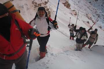 صعود كوهنوردان