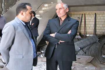 بازدید از دانشکده در حال ساخت پیرادامپزشکی